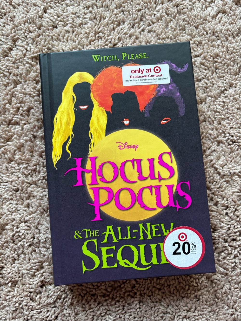 Disney Hocus Pocus Sequel Hardcover - New!